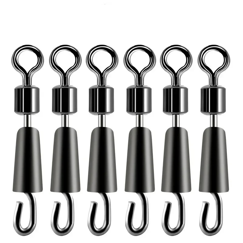 Fishing Lure Accessories - 30-90pcs Bearing Swivel Fishing Connector Stainless