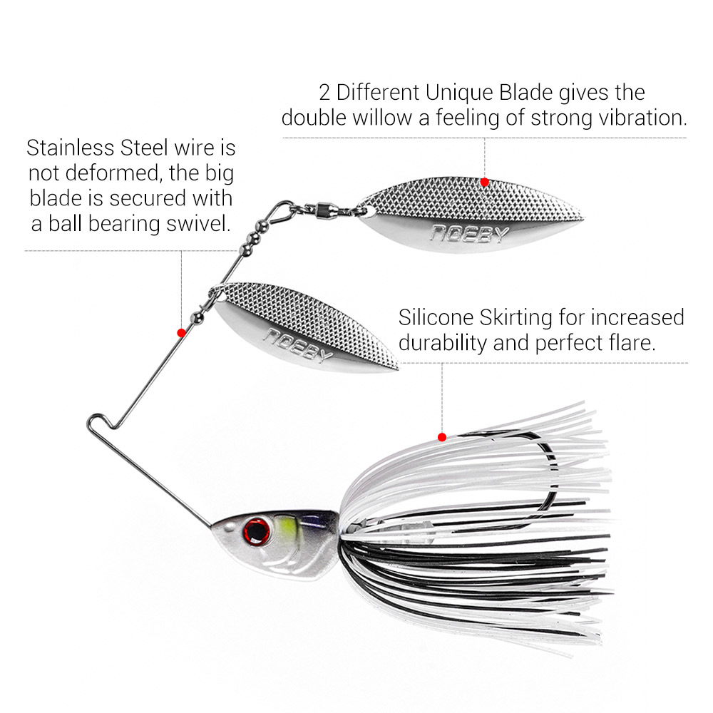 Noeby Spinnerbait 10.5g 14g 21 - Fishing Lure Spinnerbait ulasan dan harga