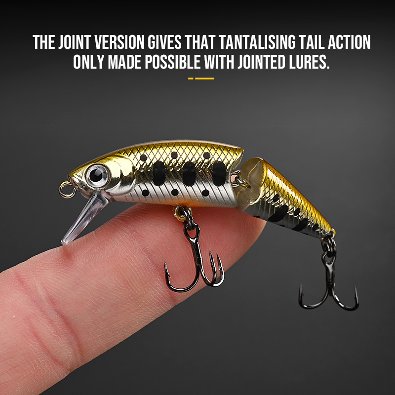 BLUX DR. Minnow Joint 50S Swim - Fishing Lure Spinnerbait ulasan dan harga