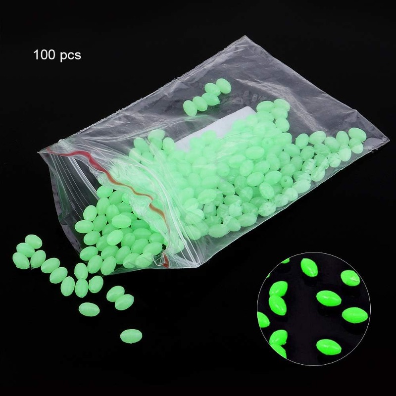 100pcs/lot Oval Night Luminous - Fishing Lure Topwater ulasan dan harga