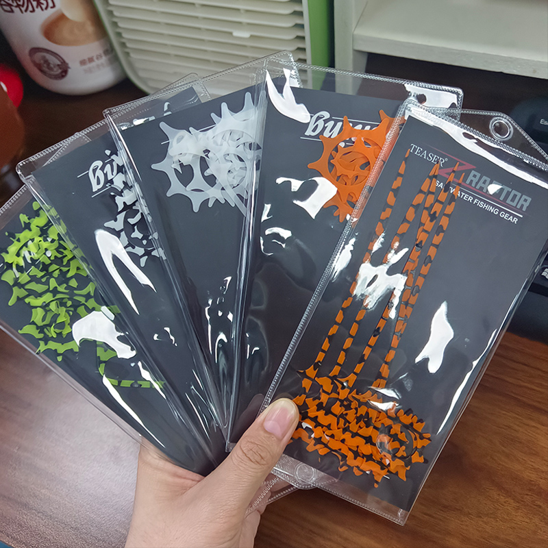 TEASER 5pcs SKIRT-18 145mm Sil - Fishing Lure Jig ulasan dan harga
