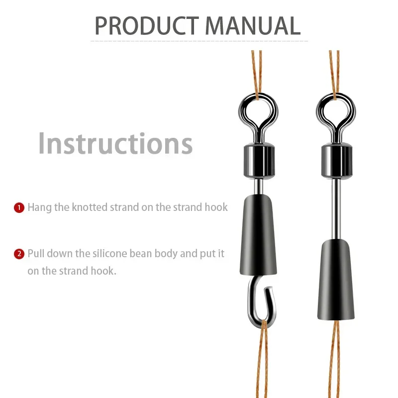 30-90pcs Bearing Swivel Fishin - Fishing Lure Accessories ulasan dan harga