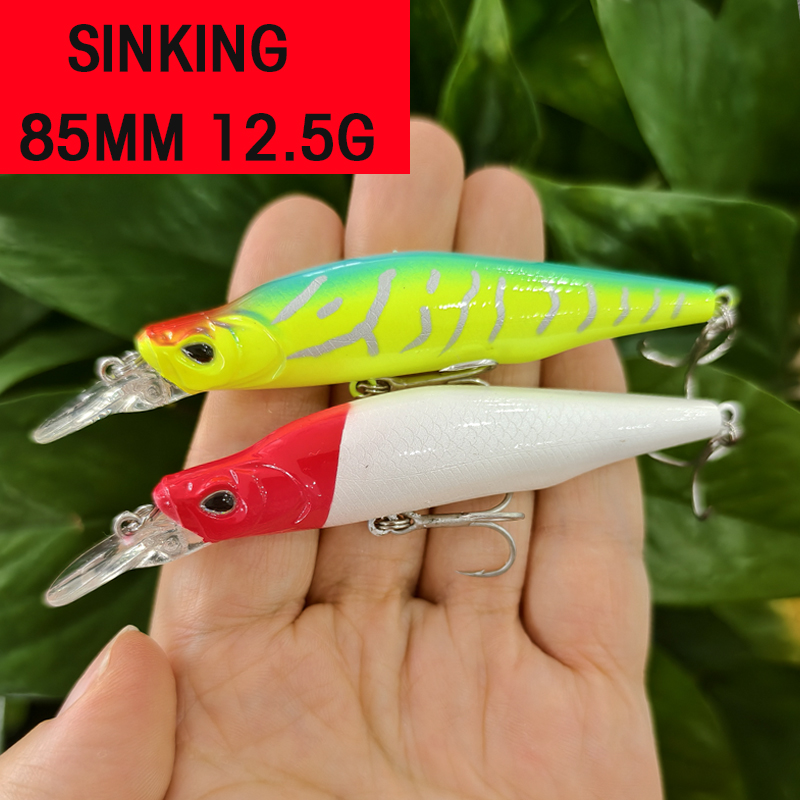 Sinking Minnow Fishing Lures 8 - Fishing Lure Jerkbait ulasan dan harga