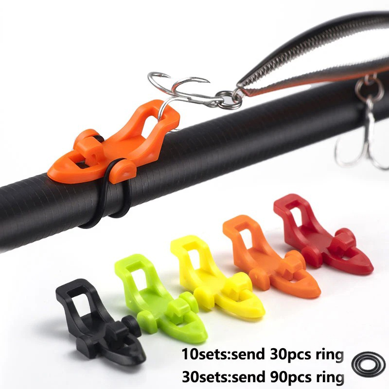 1-10pcs Fishing Rod Pole Hook  - Fishing Lure Jig ulasan dan harga