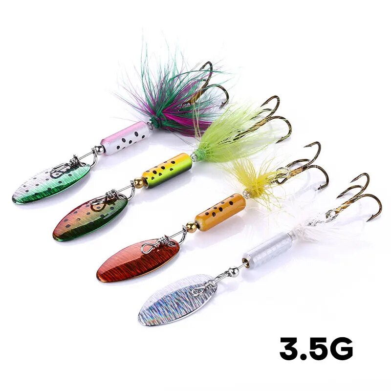 Metal VIB Lures 1PCS 3.5g Feat - Fishing Lure Spoon ulasan dan harga