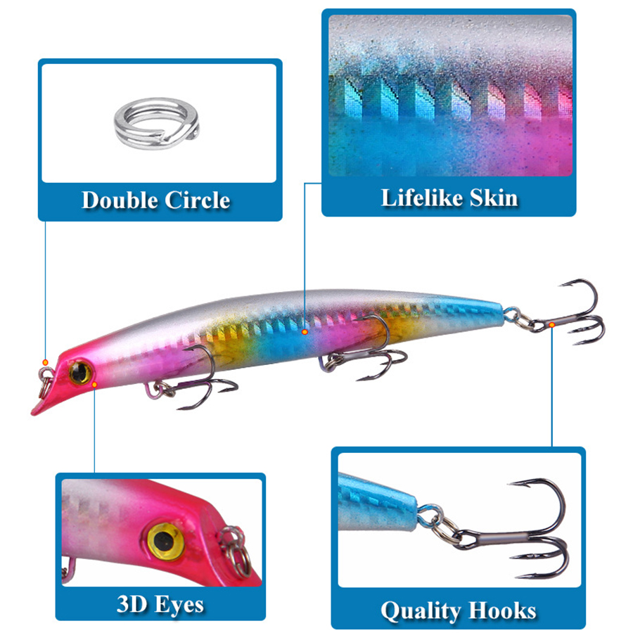 6pcs Crankbaits Fishing Lures  - Fishing Lure Popper ulasan dan harga