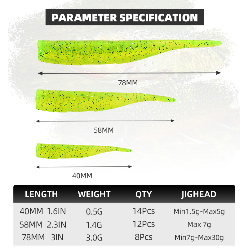 BLUX New Dart Worm Soft Bait 5 - Fishing Lure Buzzbait ulasan dan harga