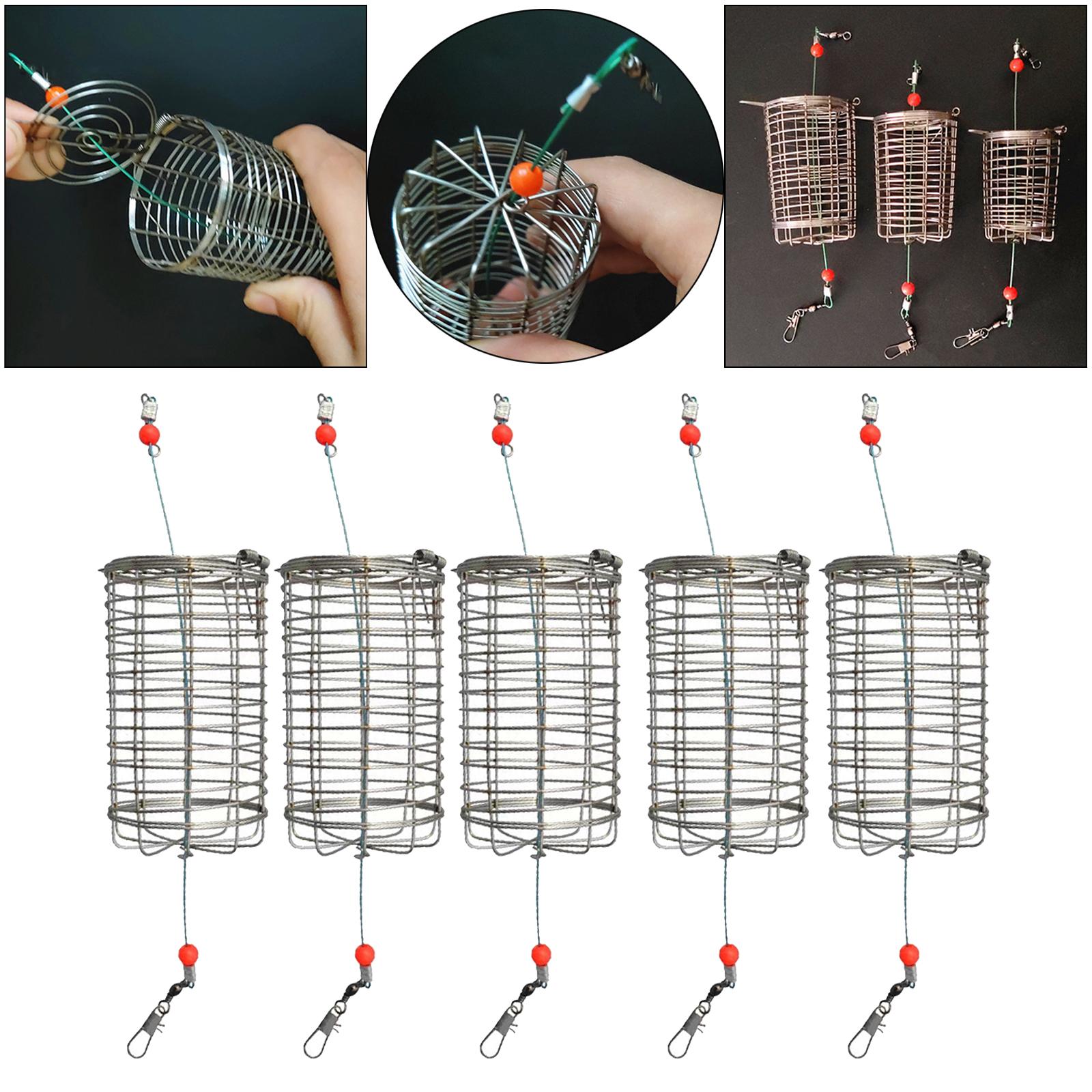 5x Solid Fishing Feeder Cage T - Fishing Lure Topwater ulasan dan harga