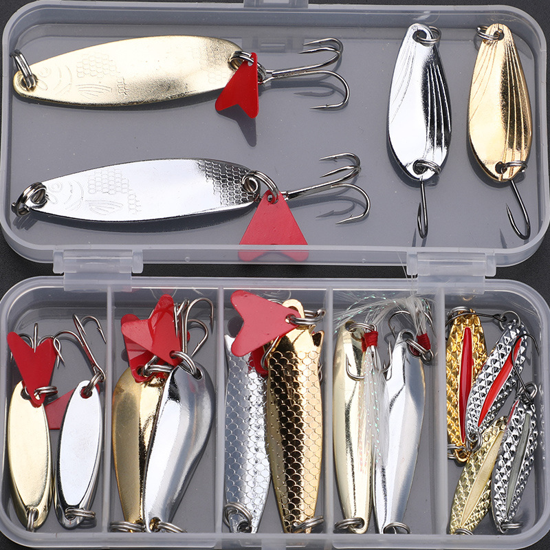 Fishing Lure Kit 16 Pcs Sets T - Fishing Lure Spinnerbait ulasan dan harga