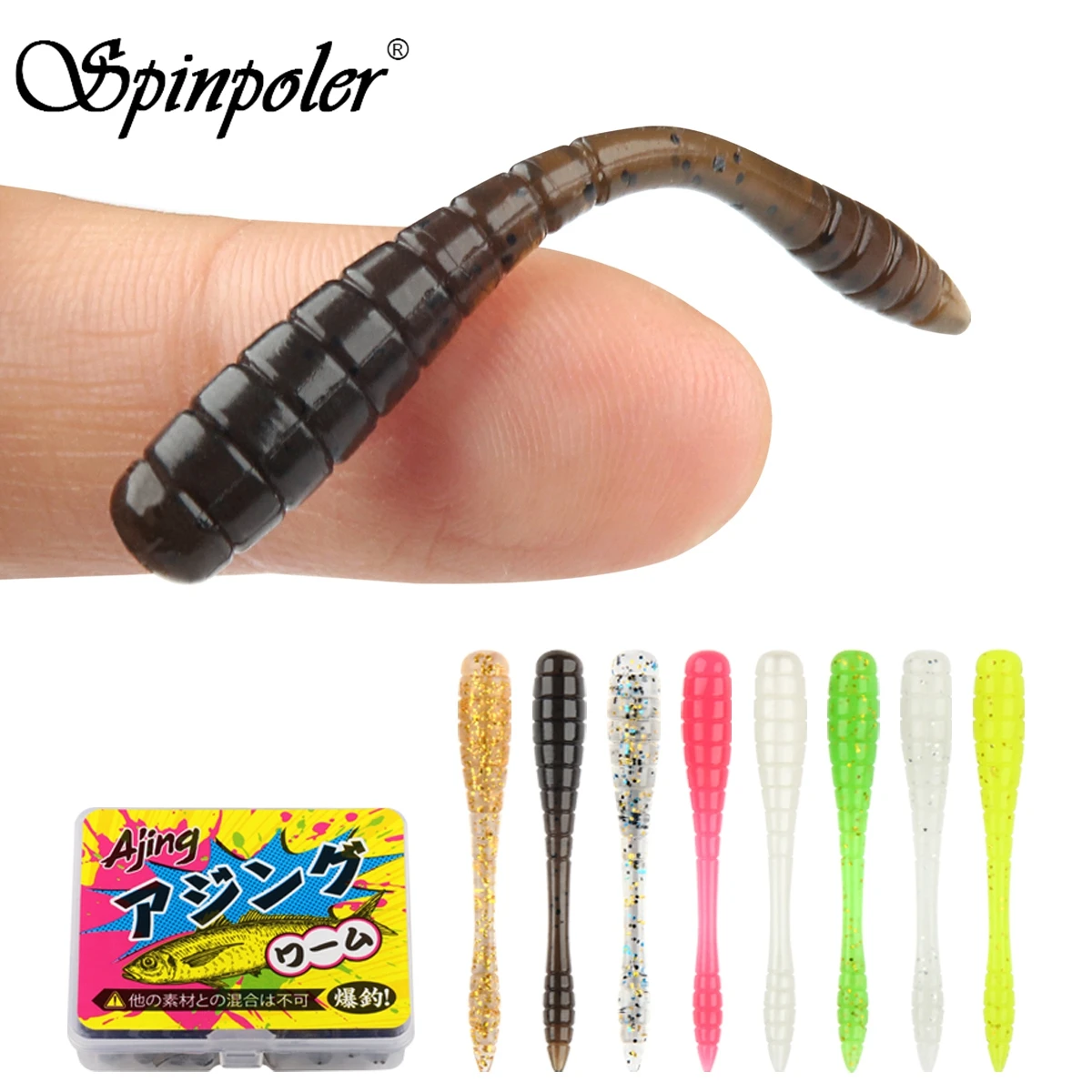 Spinpoler TPR Ajing Soft Lures - Fishing Lure Topwater ulasan dan harga