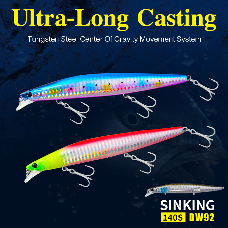 TSURINOYA Stinger 140S Fishing - Fishing Lure Jerkbait ulasan dan harga
