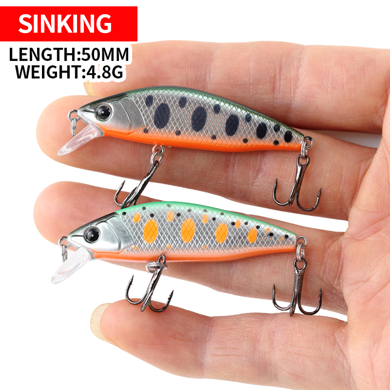 5cm4.8g Sinking Minnow Fishing - Fishing Lure Jerkbait ulasan dan harga
