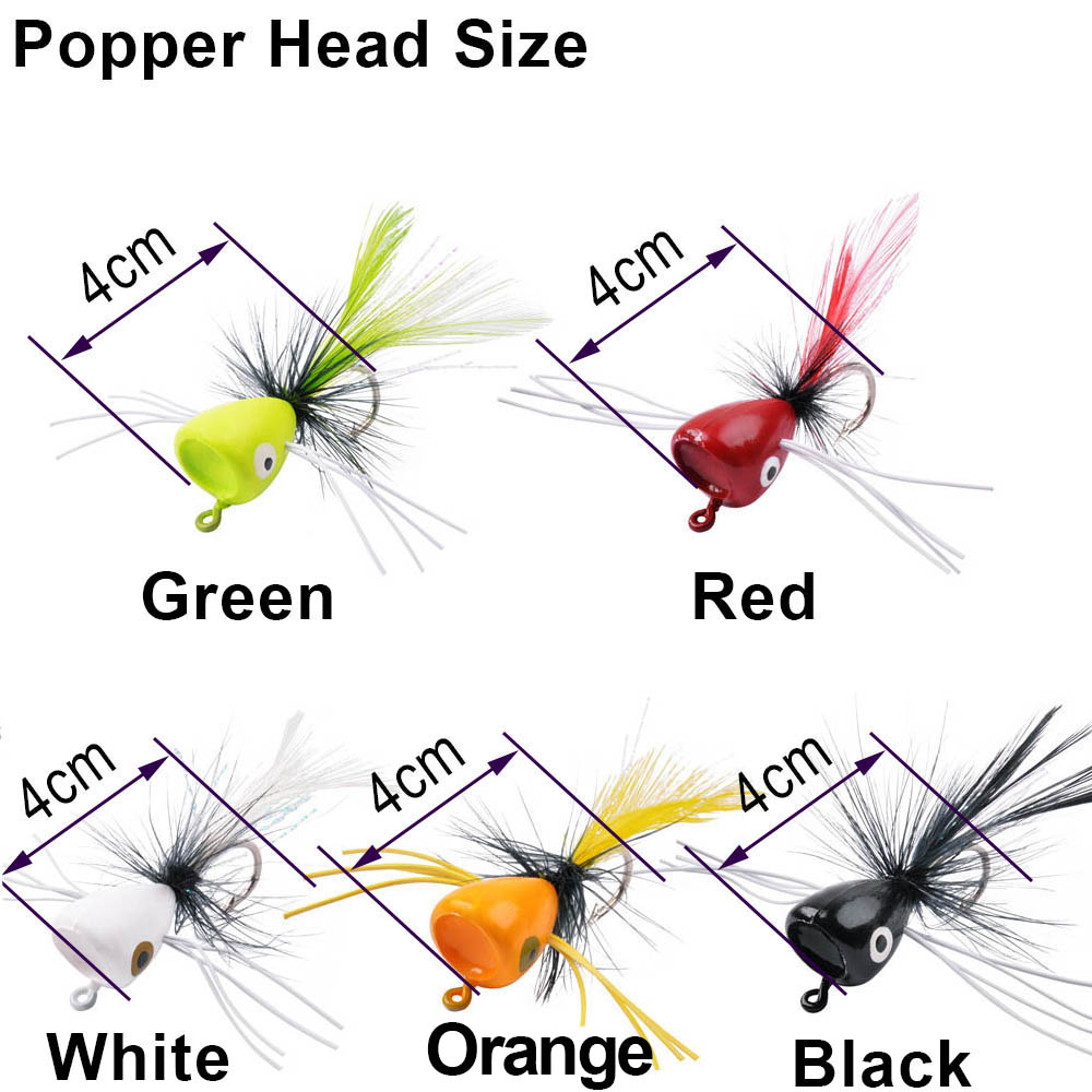 5Pcs Foam Fly Fishing lures Po - Fishing Lure Popper ulasan dan harga
